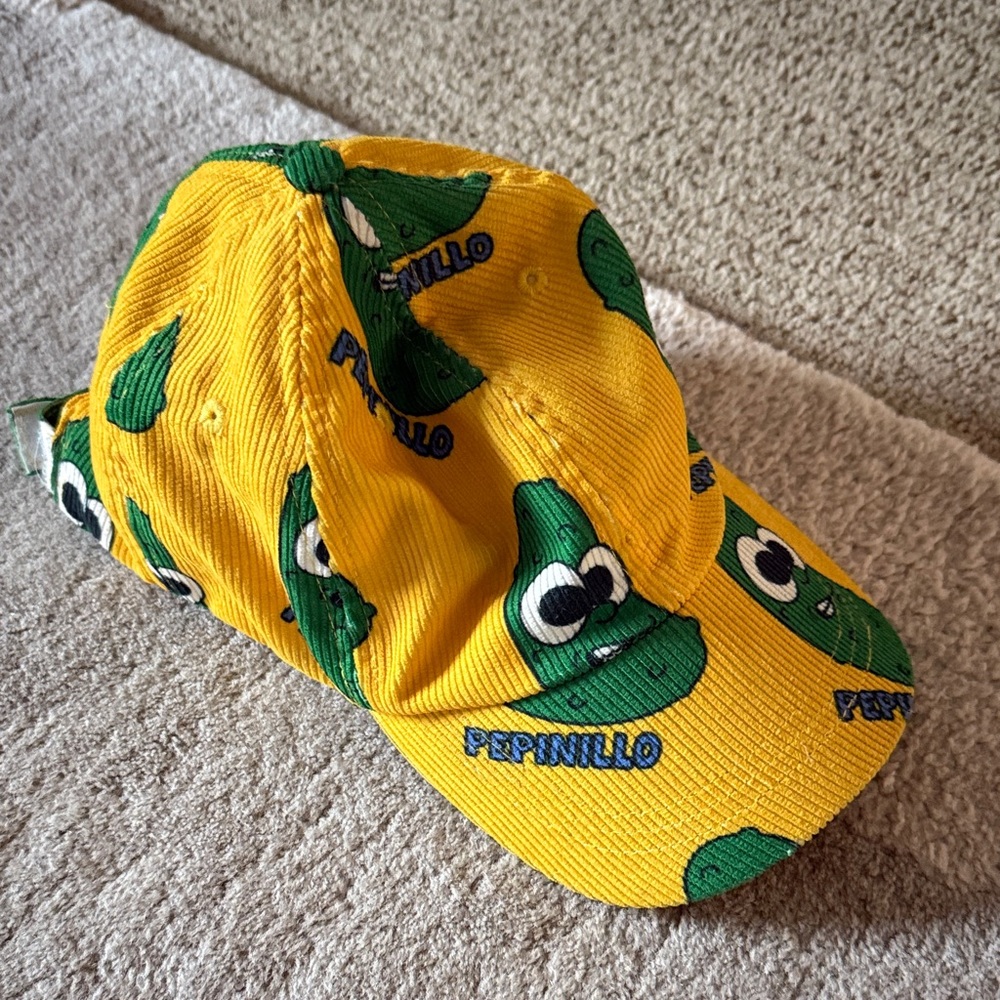 Pepinillo Kids' Yellow and Green Fun Hat